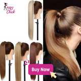 Long Straight Ponytail Wrap Clip Hair Extensions