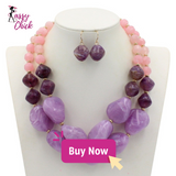 Bohemia Stone Necklace Set