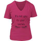 It's Not You Women's V- Neck Tee -Pink | Shop Sassy Chick