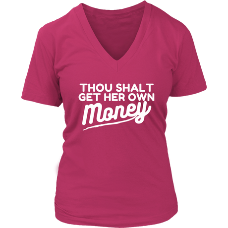 Thou Shalt 1 V-Neck - Shop Sassy Chick 
