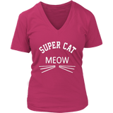Super Cat V-Neck - Shop Sassy Chick 