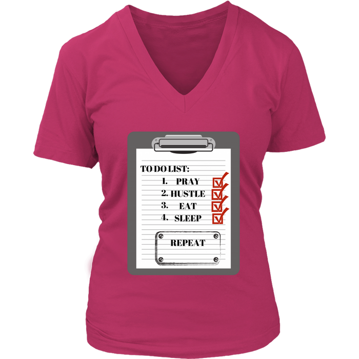 To Do List V-Neck Tee - Shop Sassy Chick 