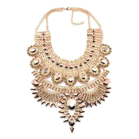 Gold Vintage Maxi Large Collar Necklace