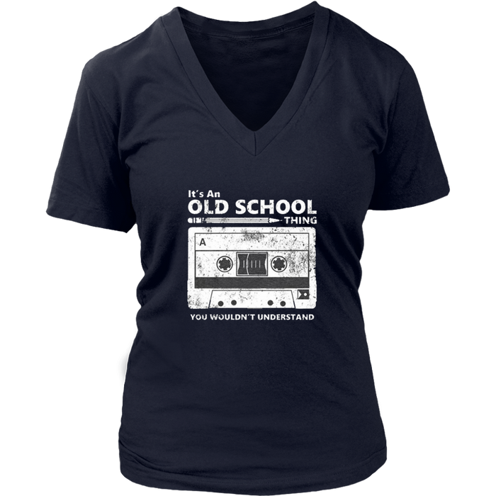 Old School Thing V-Neck - Shop Sassy Chick 