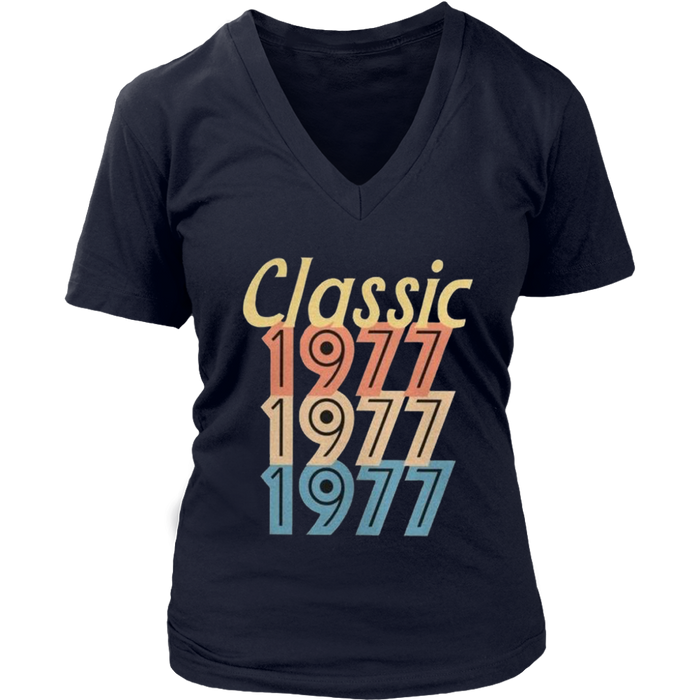Classic 1977 V-Neck - Shop Sassy Chick 