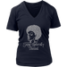 Super Naturally Blessed V- Neck Tee - Navy | Shop Sassy Chick