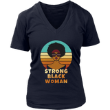 Strong Black Woman V-Neck - Shop Sassy Chick 
