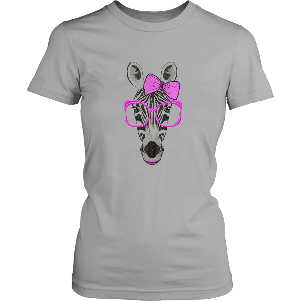 Zebra Women's Unisex T-Shirt - Grey | Shop Sassy Chick