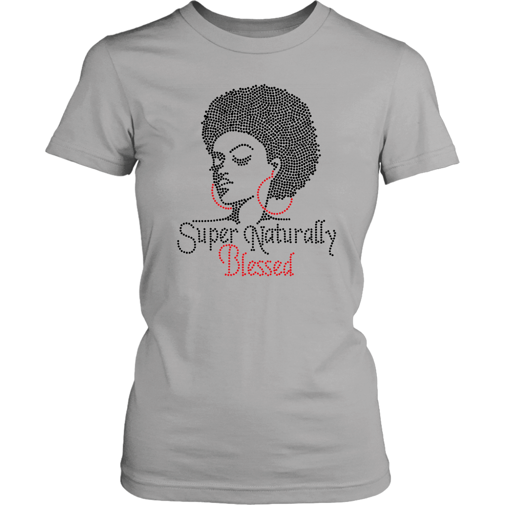 Super Naturally Blessed Women's Unisex T-Shirt - Grey | Shop Sassy Chick