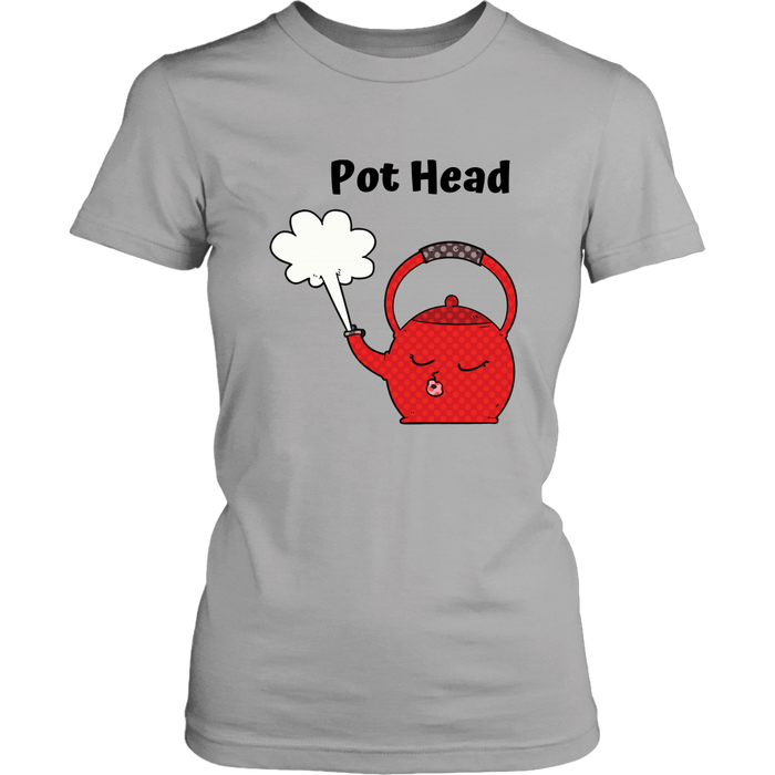 Pot Head Women's Unisex T-Shirt - Grey | Shop Sassy Chick