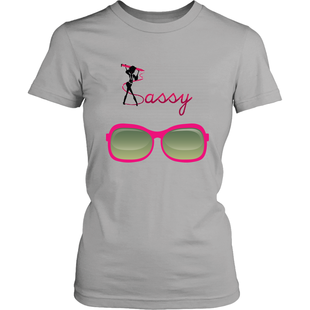 Glasses Women's Unisex T-Shirt - Grey | Shop Sassy Chick