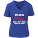 Top Secret V-Neck - Shop Sassy Chick 