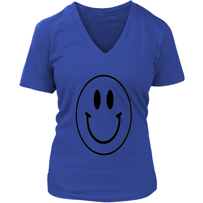 Smiley V-Neck - Shop Sassy Chick 