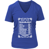 Sassy Nutrition Women's V-Neck T-Shirt | Shop Sassy Chick - Blue