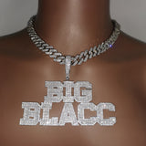 Silver Zirconia Custom Name Necklace Pendant