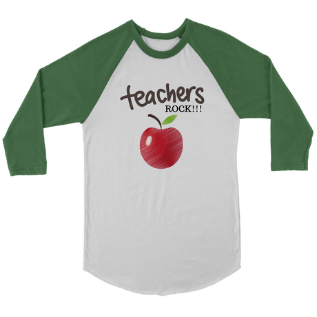Teachers Rock Women's Long Sleeve -Green | Shop Sassy Chick