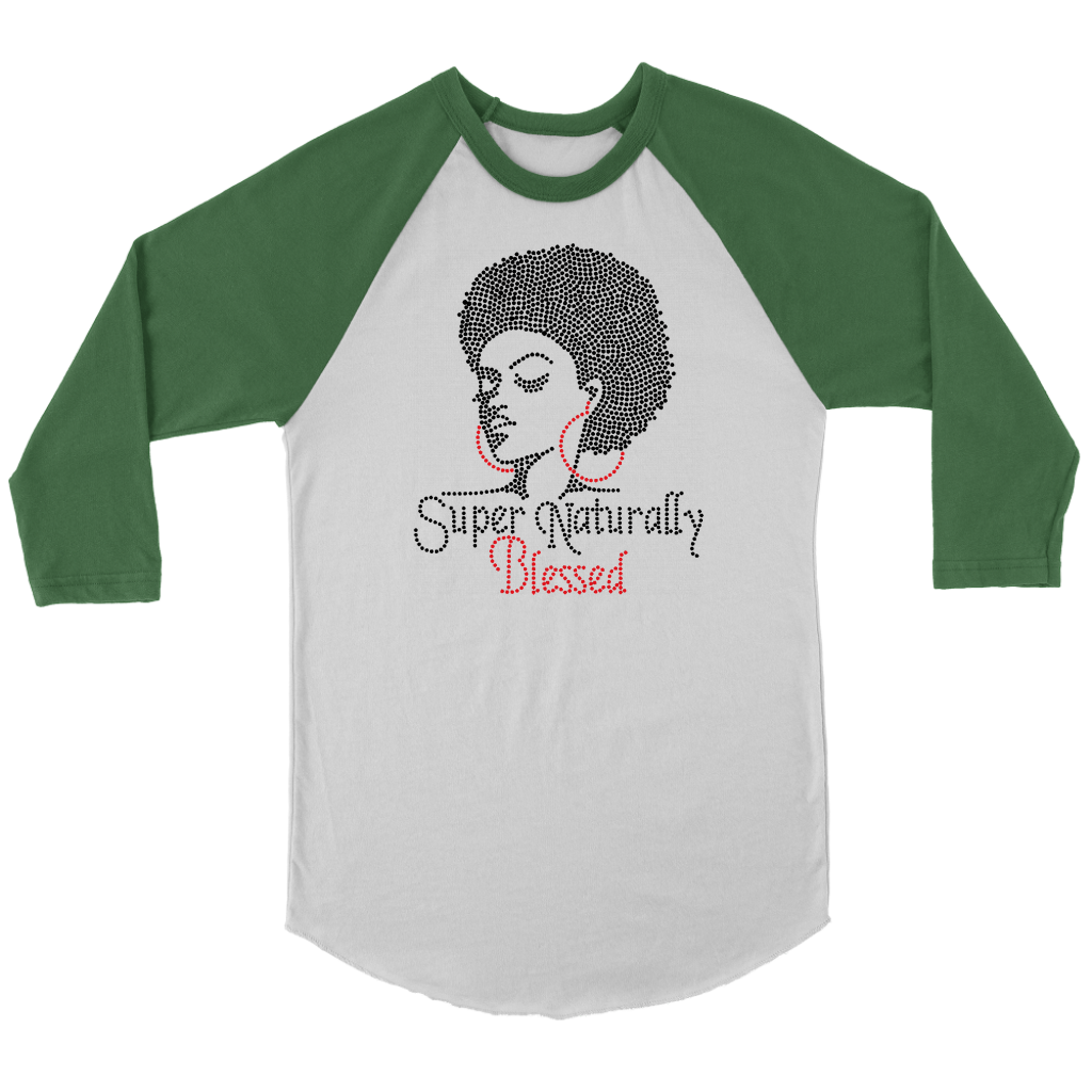 Long Sleeve Super Natural Blessed - Green | Shop Sassy Chick