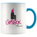 Mug Lipstick Ceramic Accent Mug - Blue | Shop Sassy Chick