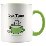 Mug Tea Ceramic Accent Mug - Green | Shop Sassy Chick