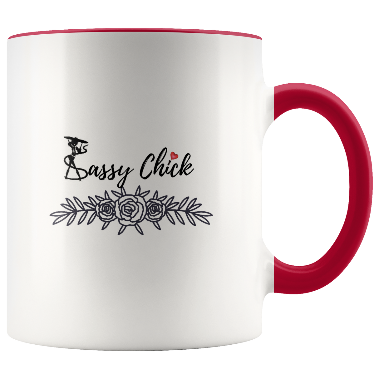 Mug Hower Sassy Ceramic Accent Mug - Red | Shop Sassy Chick