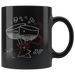 Mug Love Is Ceramic Black Coffee Mug | Shop Sassy Chick