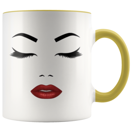 Red; Lip Face Coffee Mug - Shop Sassy Chick 