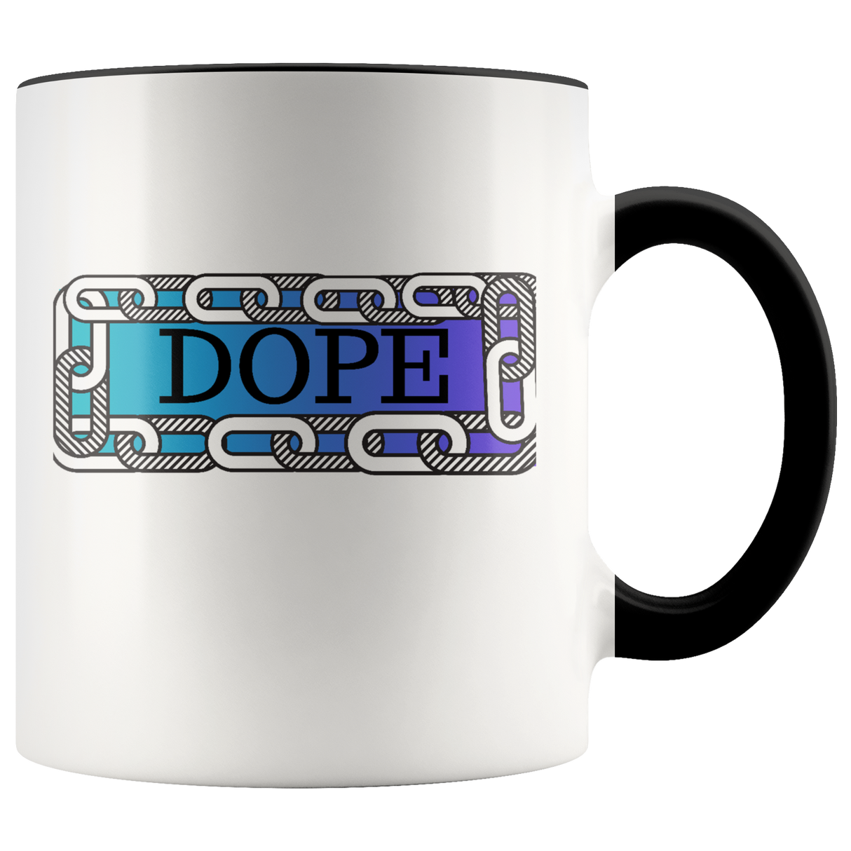 Mug Dope Ceramic Accent Mug -Black | Shop Sassy Chick