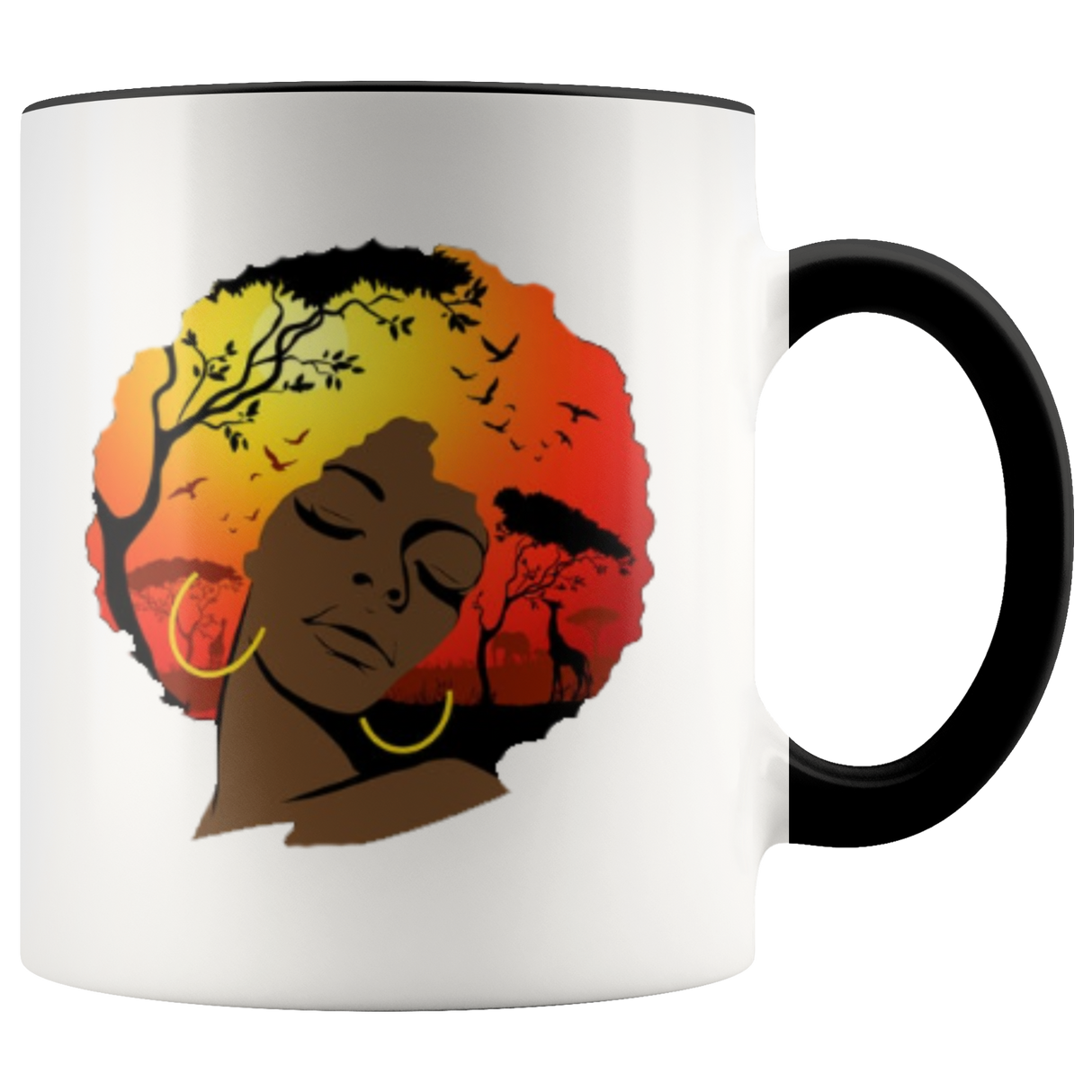 Afro Lady Mugs - Shop Sassy Chick 