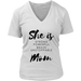 She Is Mom V-Neck - Shop Sassy Chick 
