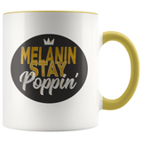 Melanin Stay Poppin' Coffee Mug - Shop Sassy Chick 