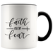 Faith Over Fear Coffee Mug - Shop Sassy Chick 