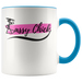Ceramic White Sassy Chick Mug - Blue | Shop Sassy Chick
