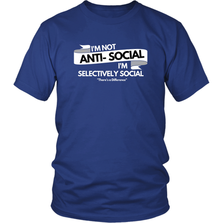 Anti Social T-Shirt - Shop Sassy Chick 