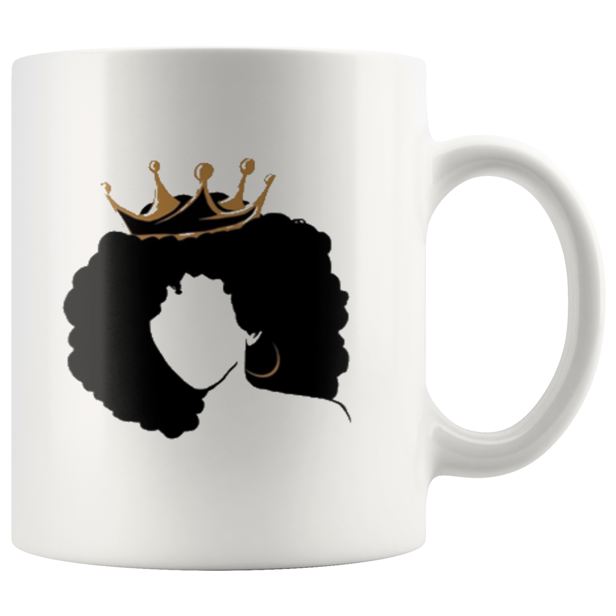 Lady Queen Afro Coffee Mug - Shop Sassy Chick 