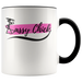 Ceramic White Sassy Chick Mug - Black | Shop Sassy Chick