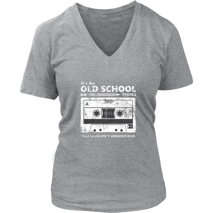 Old School Thing V-Neck - Shop Sassy Chick 