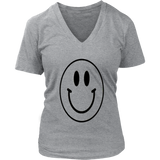 Smiley V-Neck - Shop Sassy Chick 