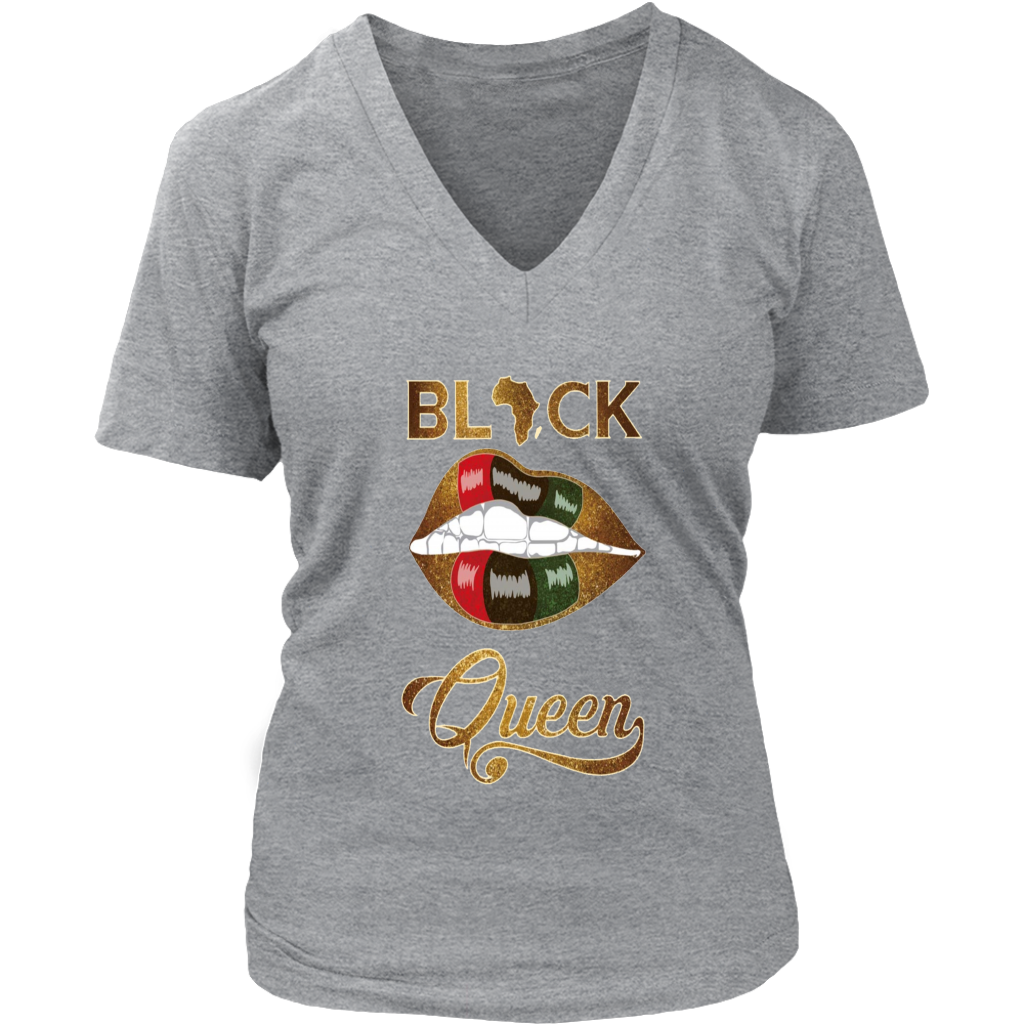 BLCK Queen V-Neck - Shop Sassy Chick 