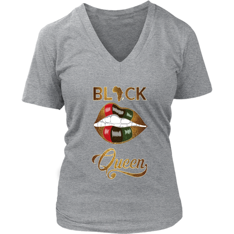 BLCK Queen V-Neck - Shop Sassy Chick 