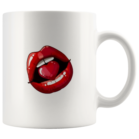 Red Tongue Coffee Mug - Shop Sassy Chick 