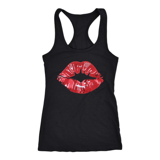 Red Lips Tank - Shop Sassy Chick 