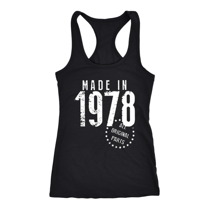 Made In 1978 Tanks - Shop Sassy Chick 