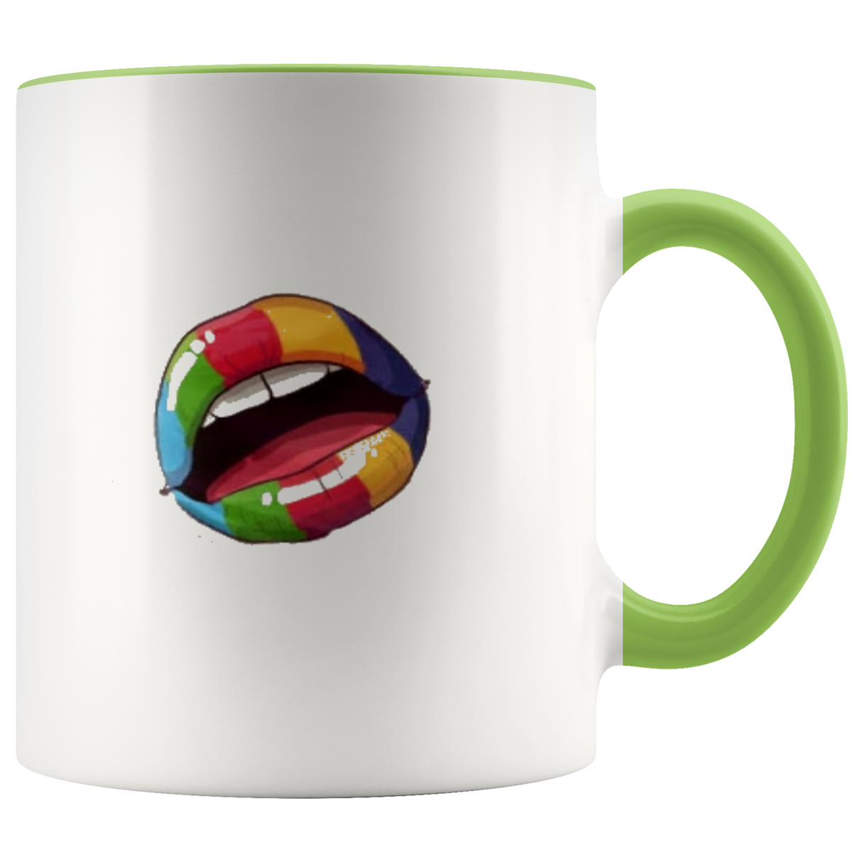 Rainbow  Lips Coffee Mug - Shop Sassy Chick 