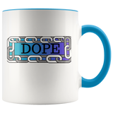Mug Dope Ceramic Accent Mug -Blue | Shop Sassy Chick
