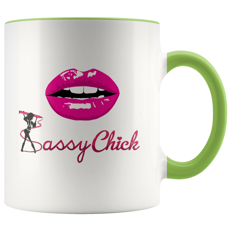 Mug Smile Ceramic Accent Mug - Green | Shop Sassy Chick
