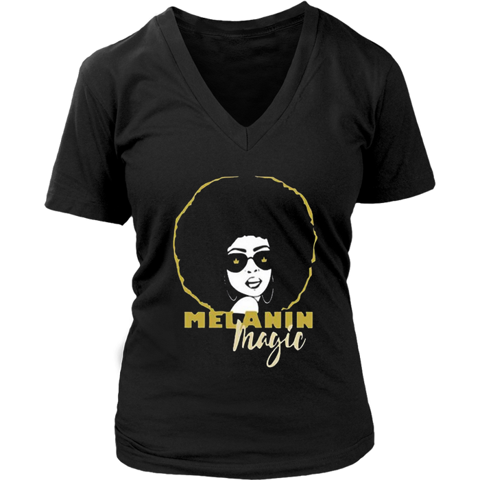 Melanin Magic V-Neck - Shop Sassy Chick 