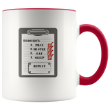 To Do List Mug Ceramic Accent Mug - Red | Shop Sassy Chick