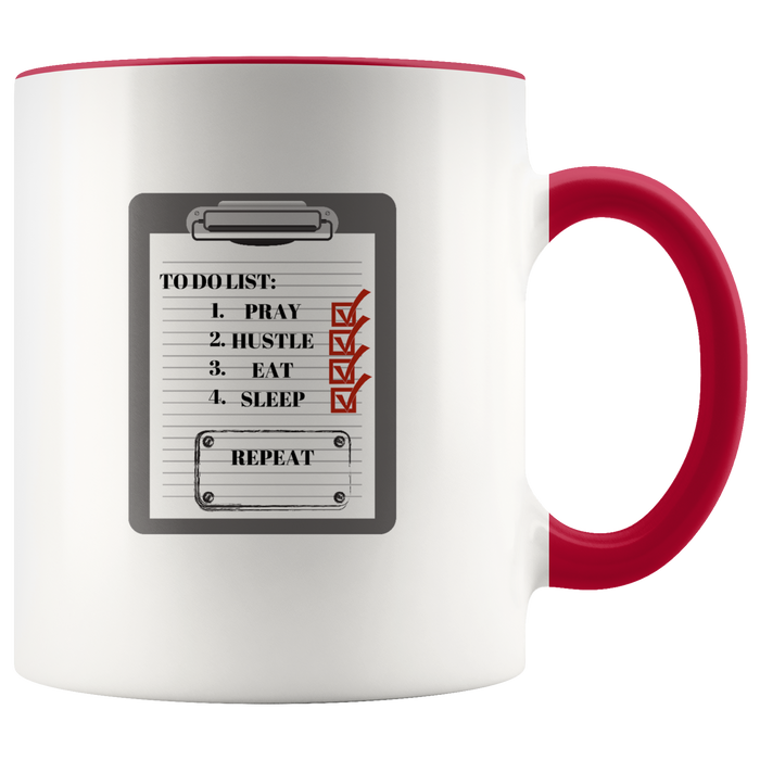 To Do List Mug Ceramic Accent Mug - Red | Shop Sassy Chick