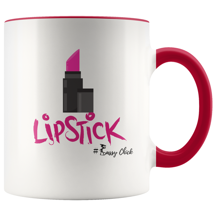 Mug Lipstick Ceramic Accent Mug - Red | Shop Sassy Chick