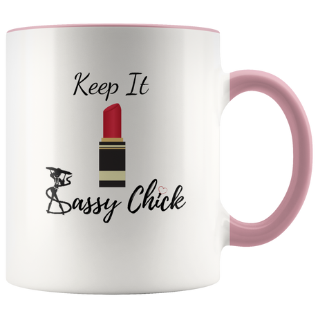 Mug Red Lipstick Ceramic Accent Mug - Pink | Shop Sassy Chick